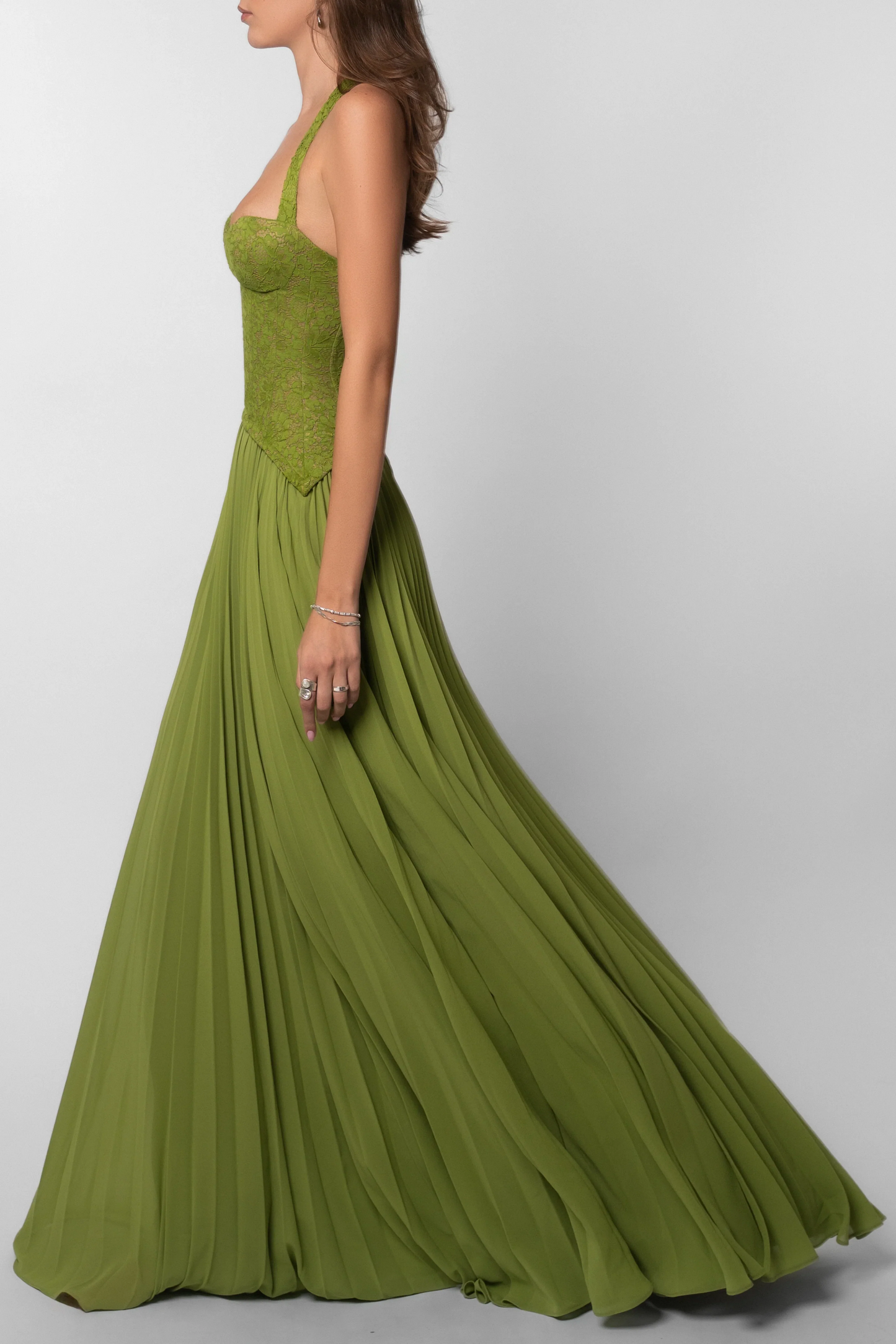 Olive Muse Gown