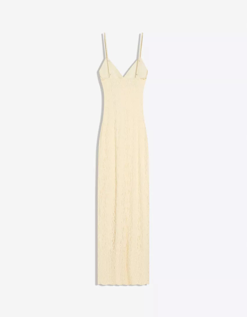 Strappy Lace Midi Dress