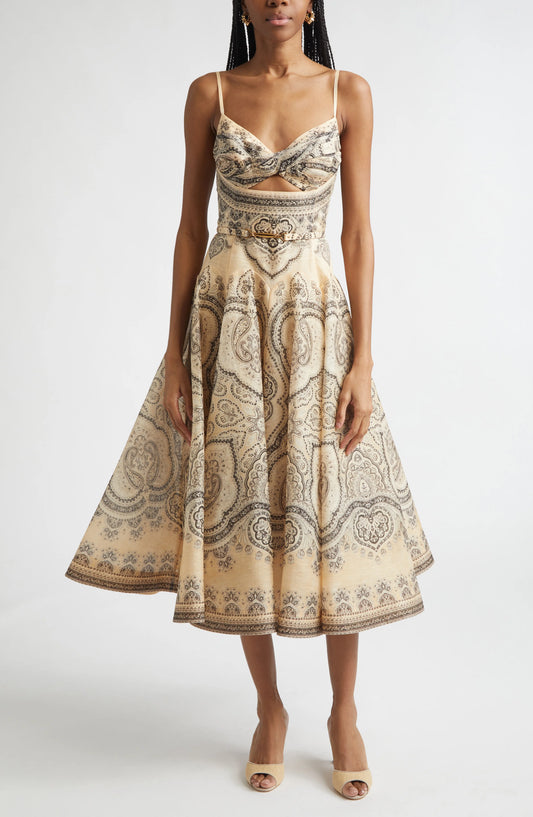 Luna Twist Midi Dress