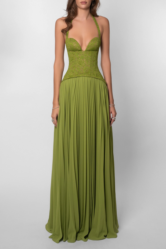 Olive Muse Gown