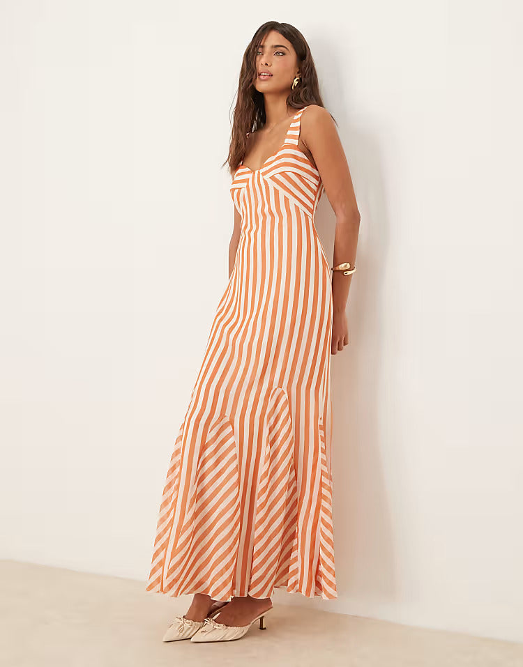 Sienna Stripe Maxi Dress