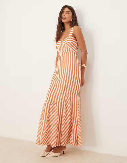 Sienna Stripe Maxi Dress