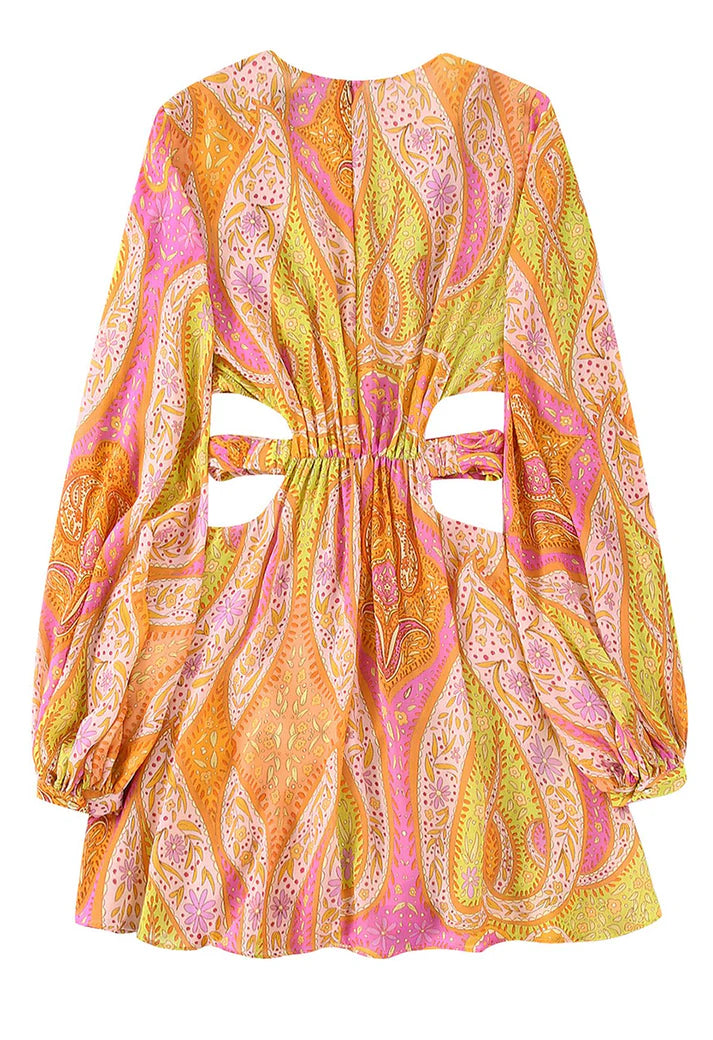 Marisol Paisley Mini Dress