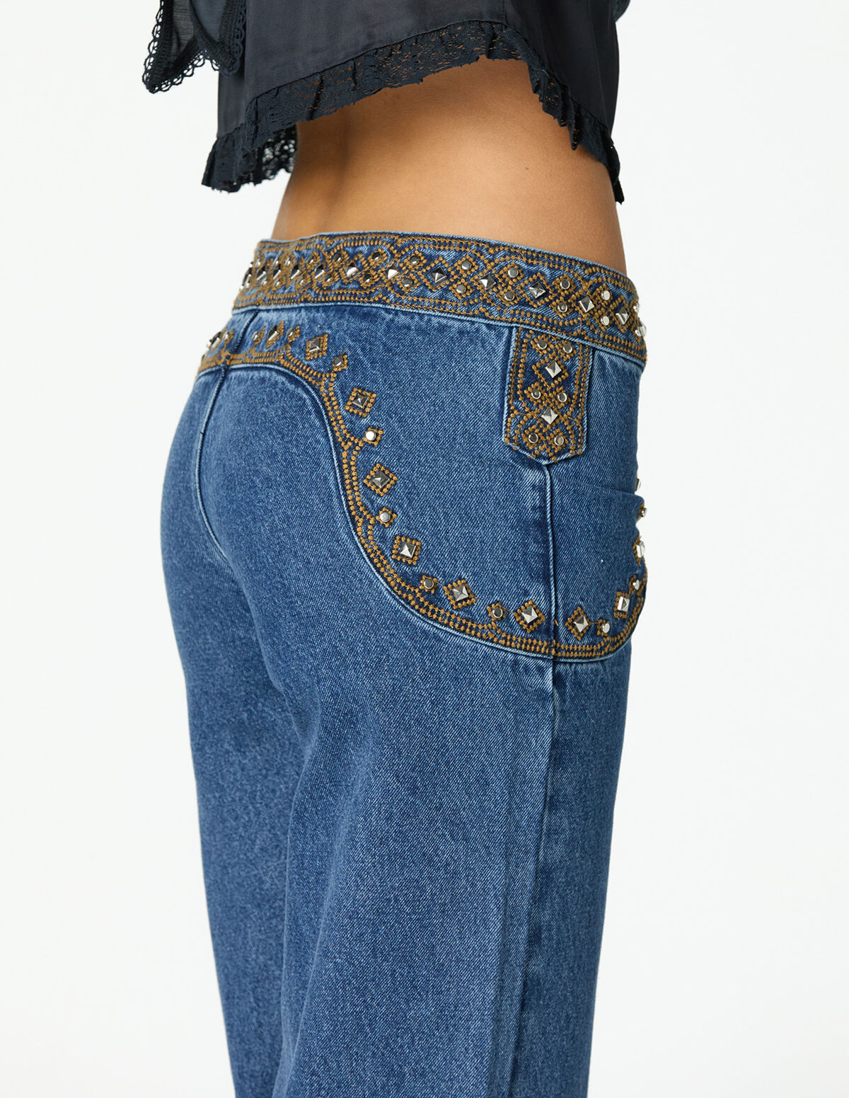Juno Embroidered Jeans