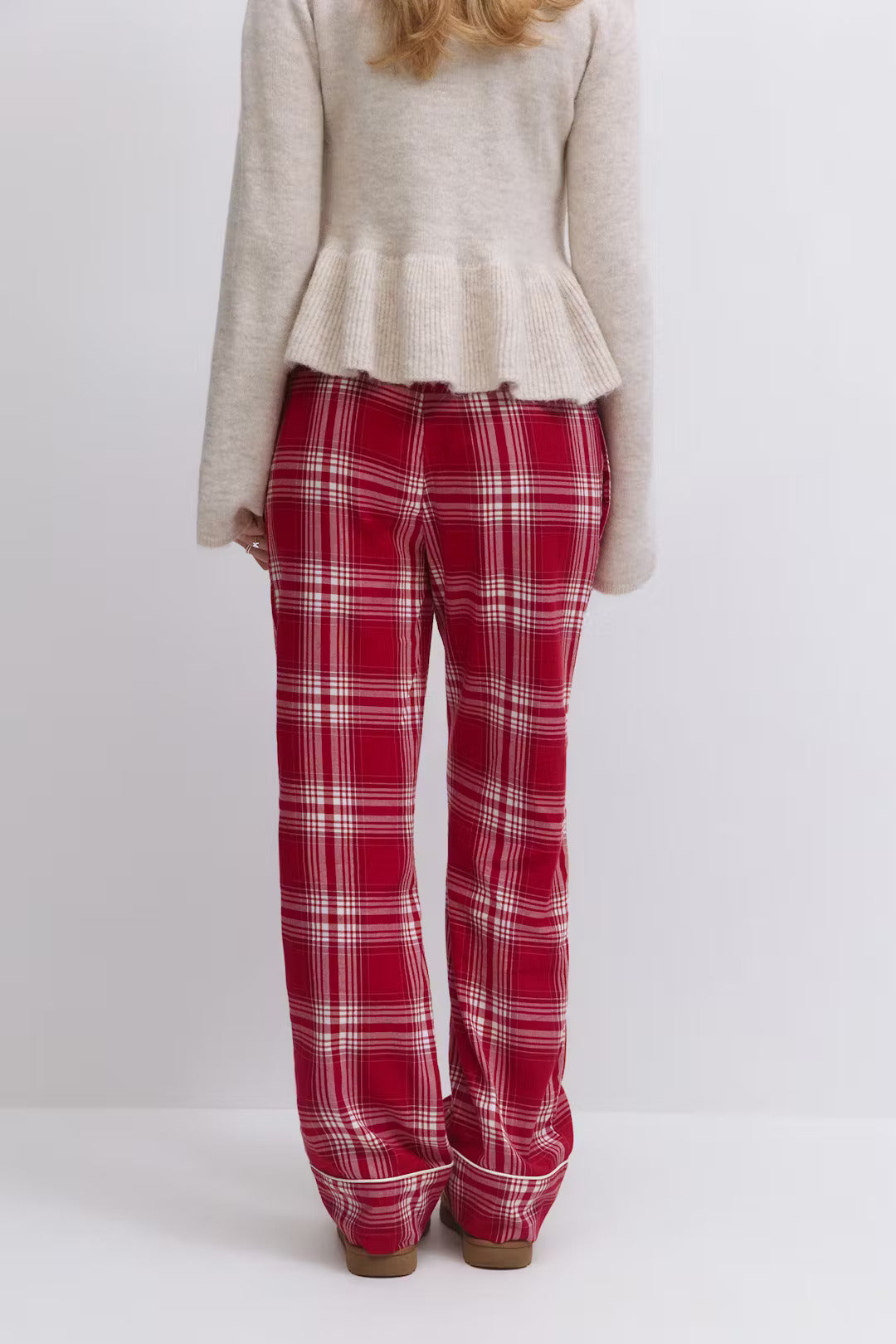 Ribbon Flannel Pajama Pants