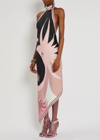 Stella Silk Halter Dress
