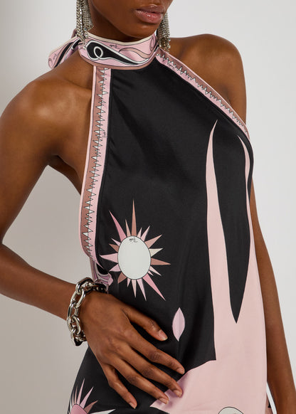 Stella Silk Halter Dress