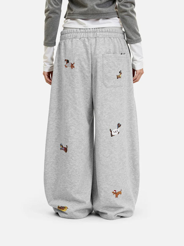 Doggy Wide Leg Sweatpants
