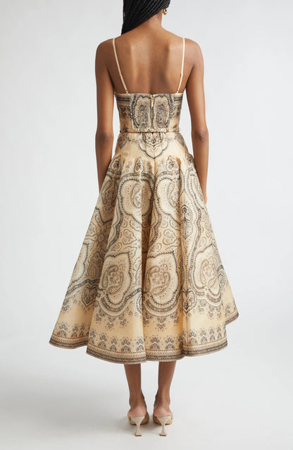 Luna Twist Midi Dress