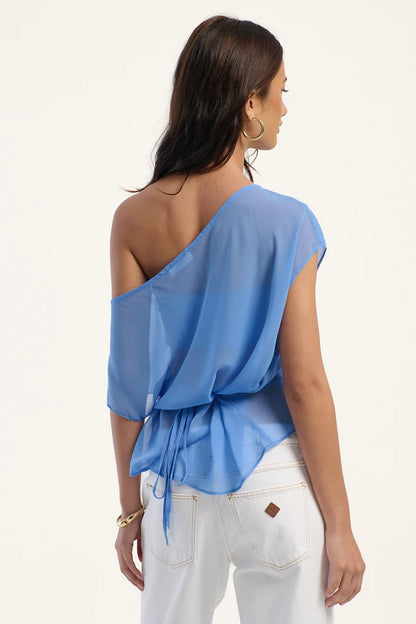 Sienna Sheer Wrap Top