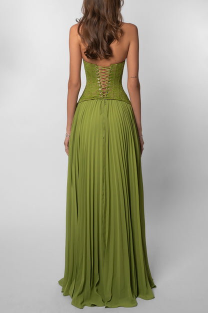 Olive Muse Gown