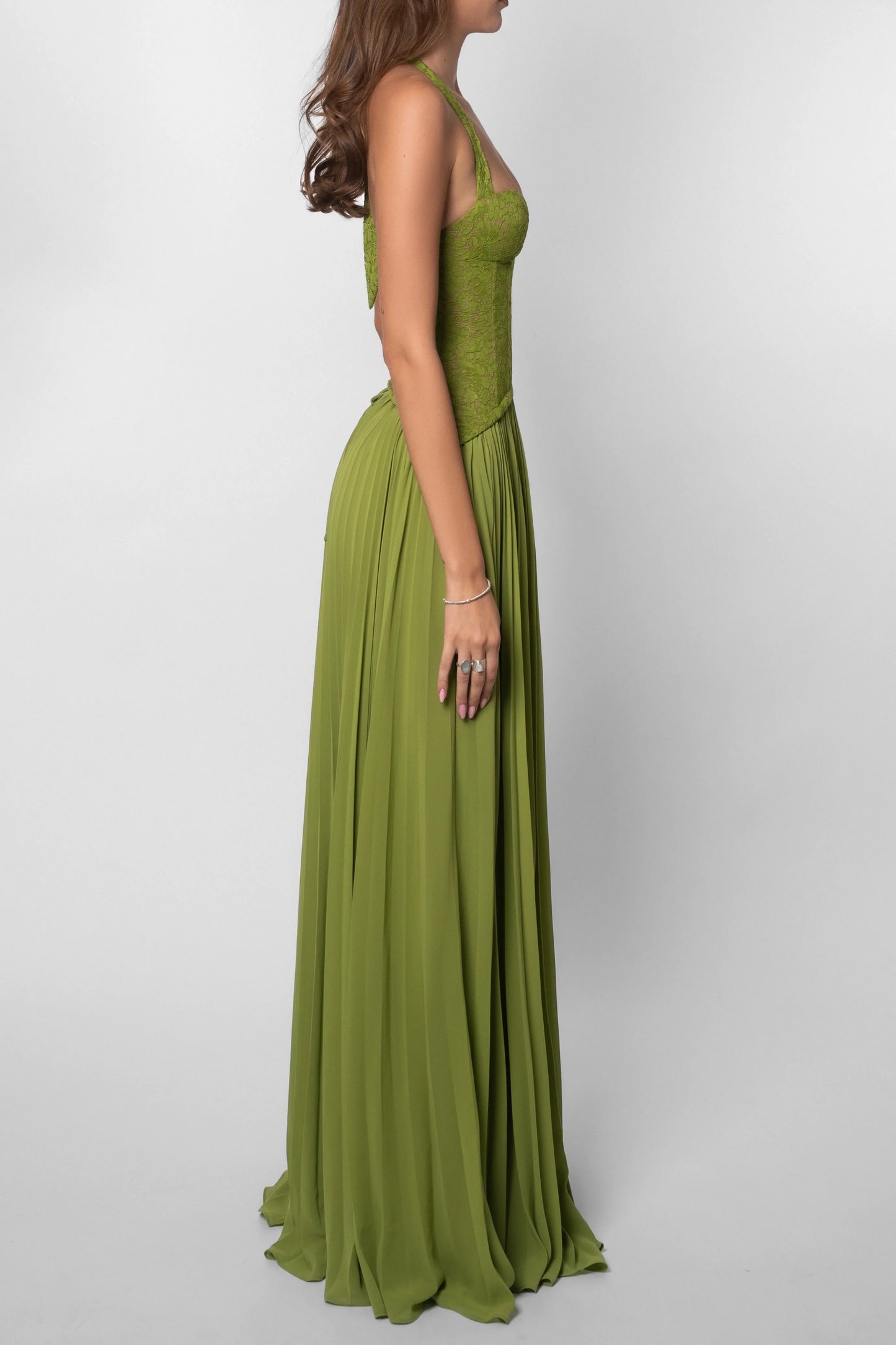 Olive Muse Gown