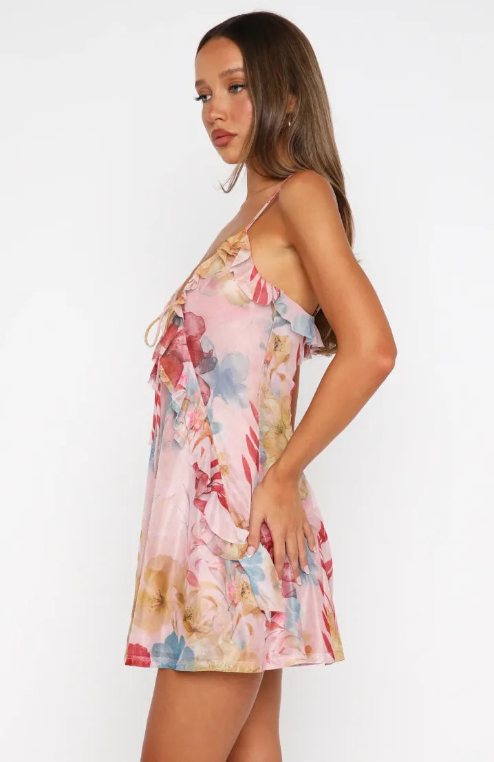 Blush Garden Mini Dress