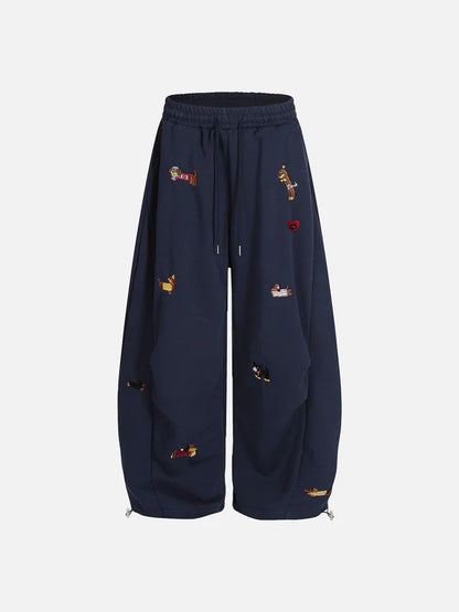 Doggy Wide Leg Sweatpants