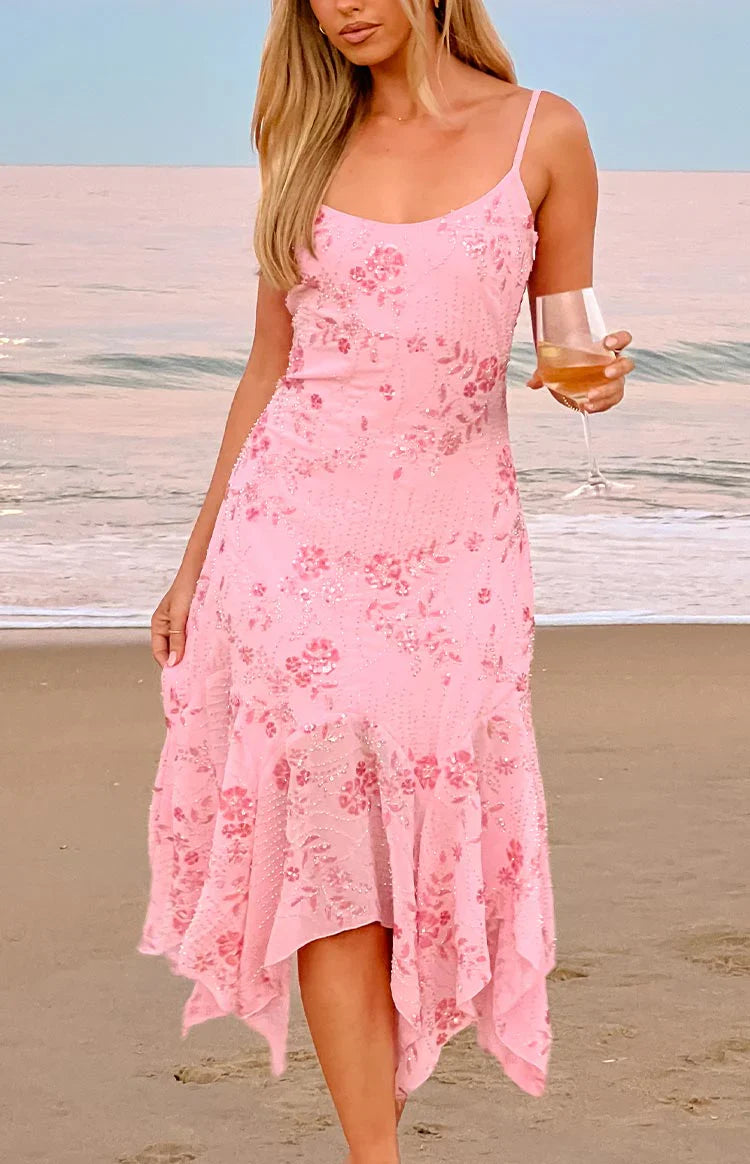 Rosalie Sequin Midi Dress