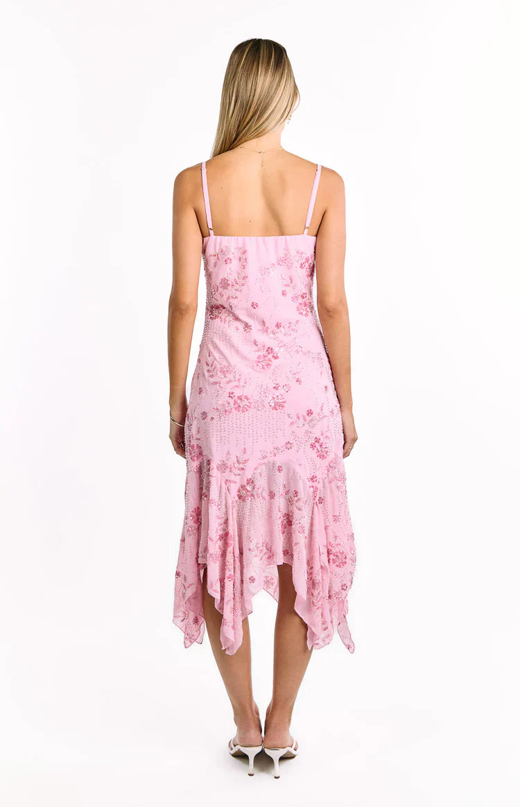 Rosalie Sequin Midi Dress
