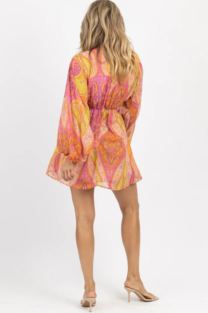 Marisol Paisley Mini Dress