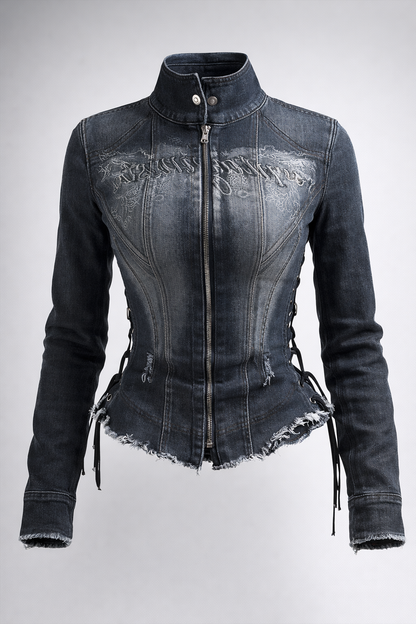Noir Lace Corset Jacket