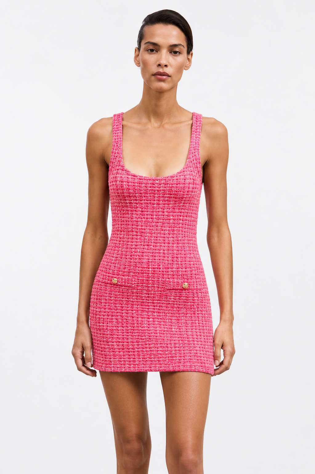 Rosalie Tweed Mini Dress
