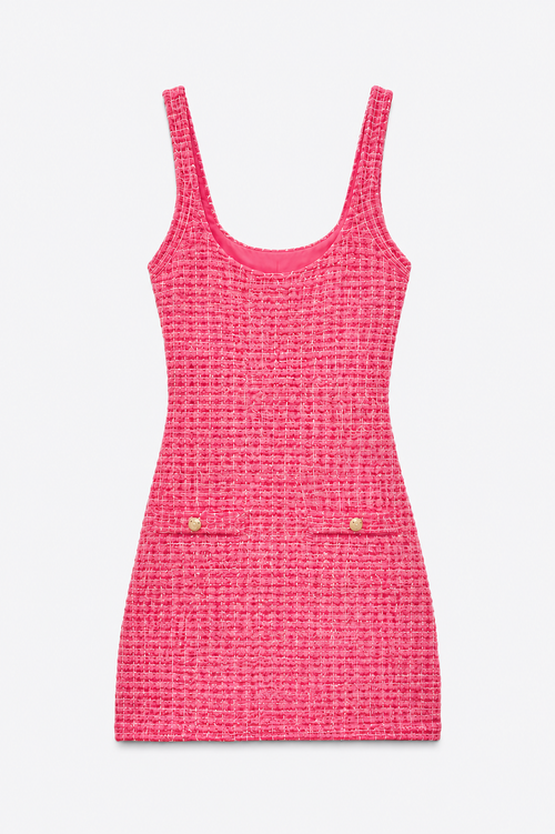 Rosalie Tweed Mini Dress