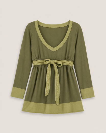 Olina Tie Waist Top