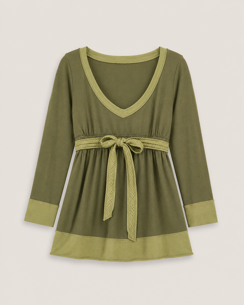 Olina Tie Waist Top