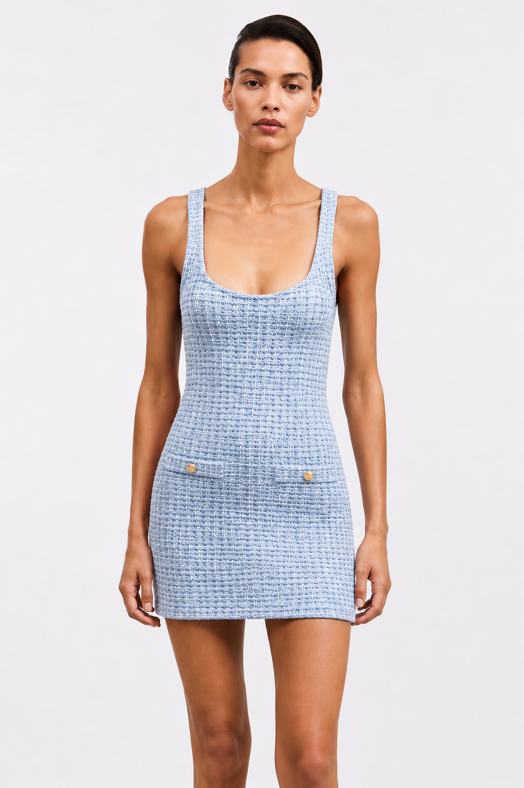 Rosalie Tweed Mini Dress
