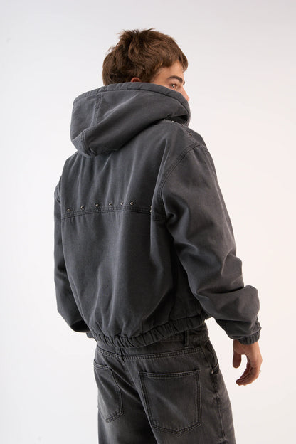 Denim Dark Work Jacket