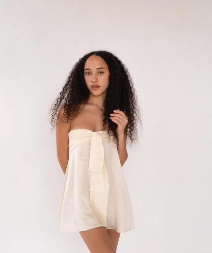 Satin Kiss Mini Dress