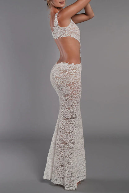 Duchess Ivory Lace Gown