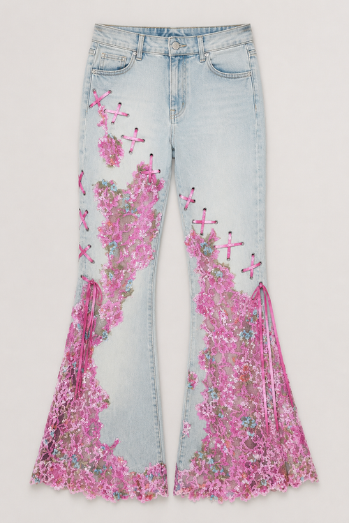 Rosalie Lace Flare Jeans