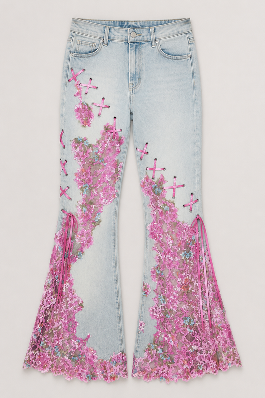 Rosalie Lace Flare Jeans