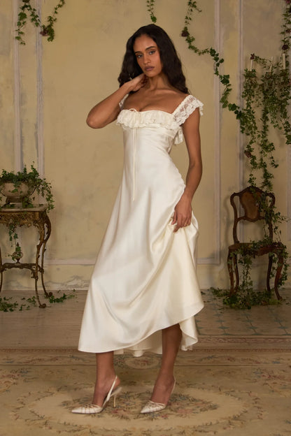 Sonata Lace Satin Dress