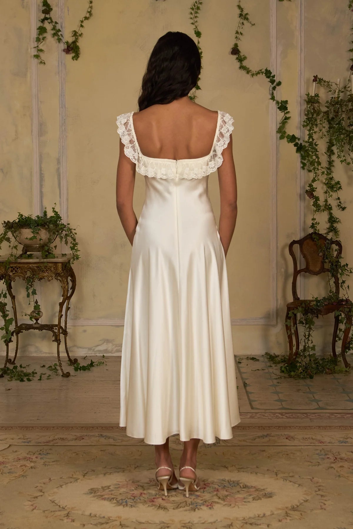 Sonata Lace Satin Dress