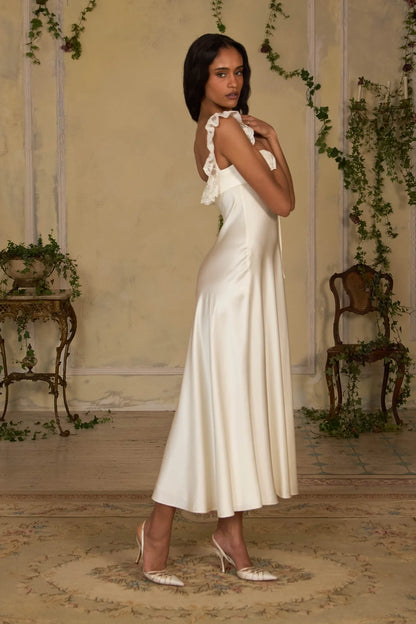 Sonata Lace Satin Dress