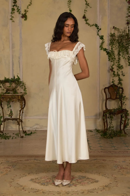 Sonata Lace Satin Dress