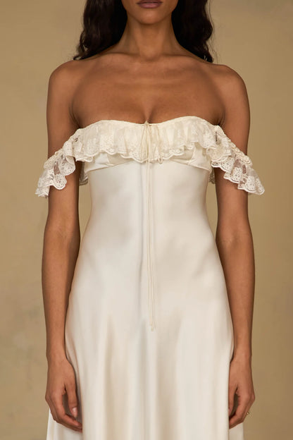 Sonata Lace Satin Dress
