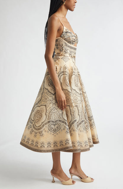 Luna Twist Midi Dress