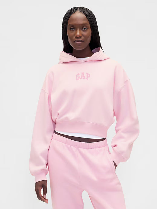 GAP Crop Logo Hoodie