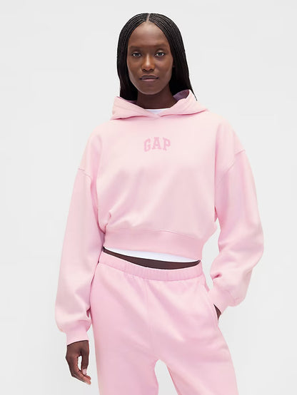 GAP Crop Logo Hoodie