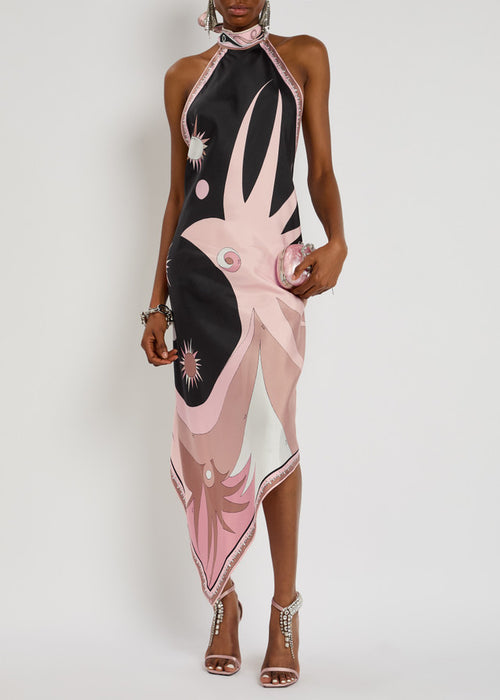 Stella Silk Halter Dress